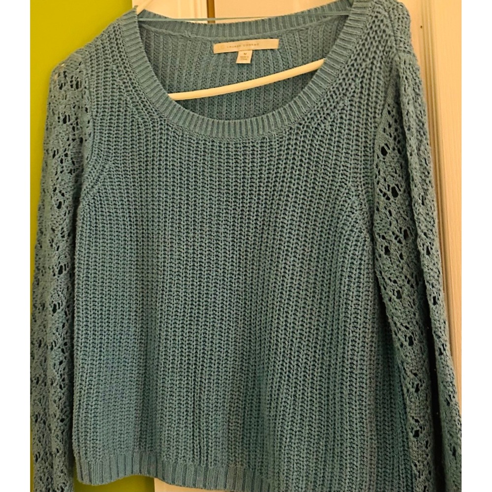 Blue knit Lauren Conrad‎ sweater medium